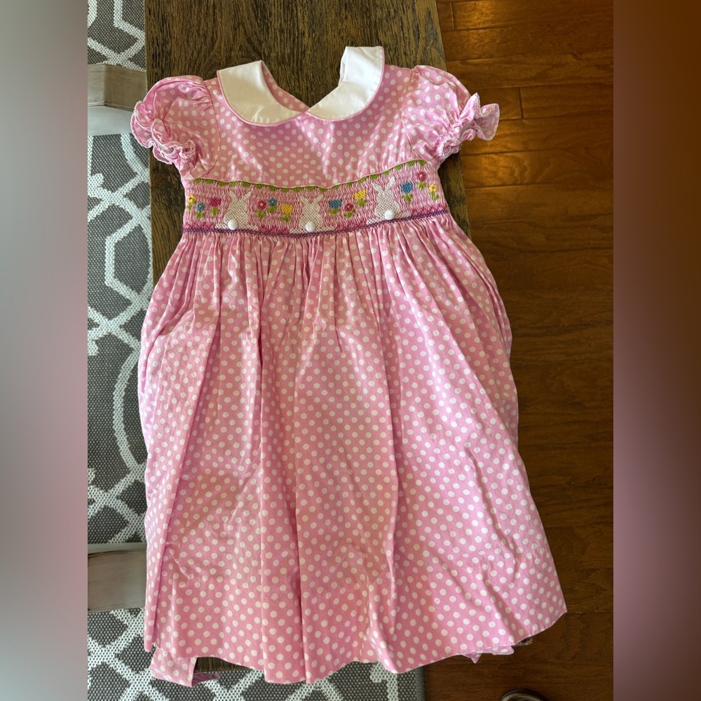 Marmellata Easter smocked dress